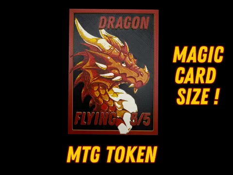5/5 Dragon Token - Magic the Gathering