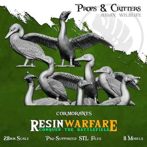 Cormorants - Props&Critters: Animals of the World by ResinWarfare