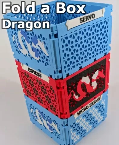 Fold a Box - Cloud Dragon