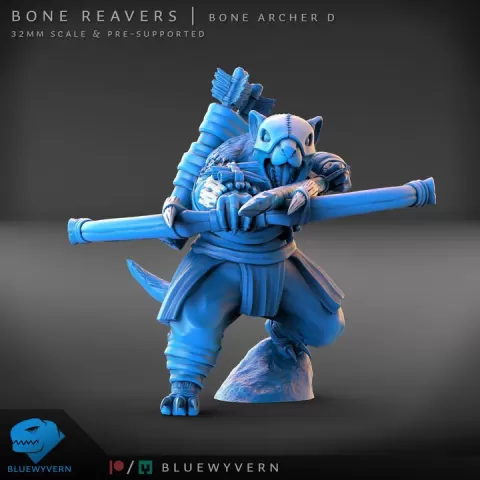 Bone Reavers - Bone Archer D by BlueWyvern
