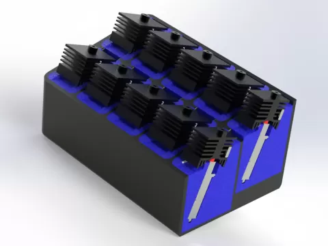 Padded H2 Nozzle Storage Rack (HF/Standard)