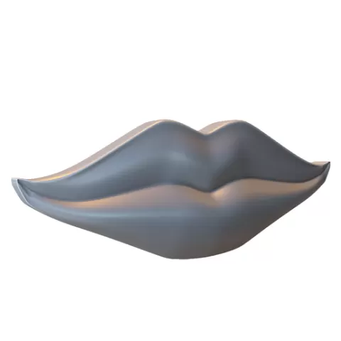 Modern Abstract Lips