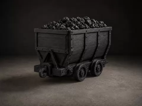 Industrial mine car/Lore - Industrieller Minenwagen/Lore