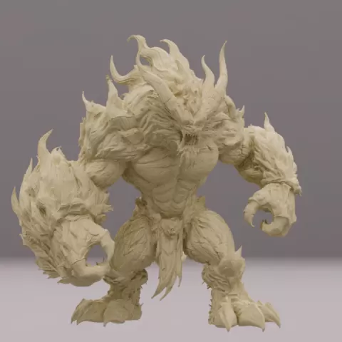 (DnD) Horned Devil by Molten Core Minis