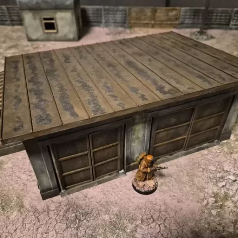 Soviet workshop garage