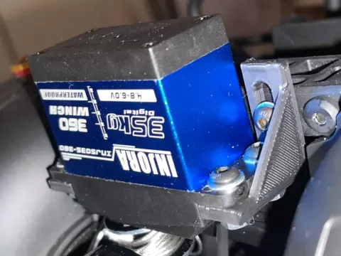 Soporte Injora 35kg Winch Servo FCX10 LC80 Pro V2