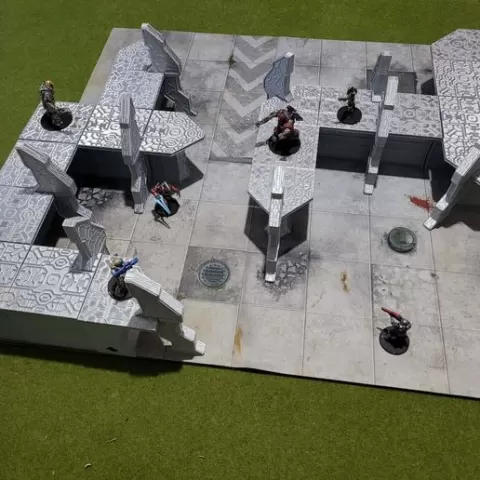 Ancient Ringworld Walkway Platforms