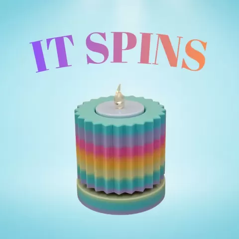 Fidget Spinner Tealight 3.stl