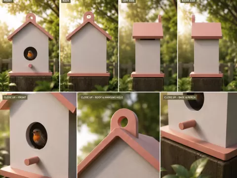 Bird House – 3D Printable Model