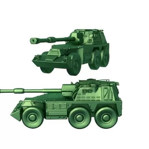 G6 Rhino Clay / G6 Rhino / tank stl / tank 3d / G6 Rhino Obüs