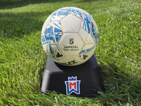 Soccer Ball Stand for Throw-ins