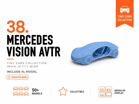 Tiny Mercedes Vision AVTR - Mini Cars Series