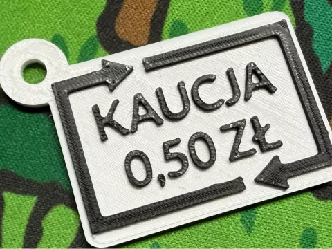 Kaucja 50gr Brelok