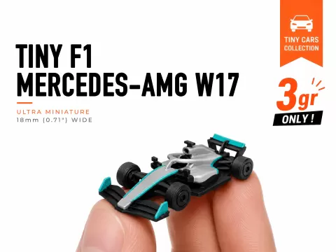 Tiny F1 Mercedes-AMG W17 - Mini Cars Series