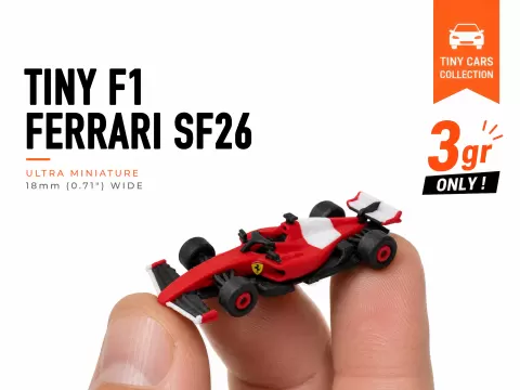 Tiny F1 Ferrari SF26 - Mini Cars Series