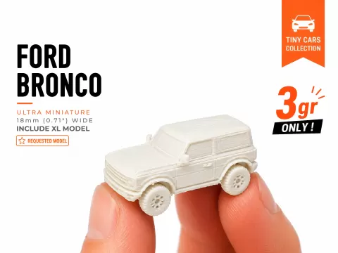 Tiny Ford Bronco - Mini Cars Series