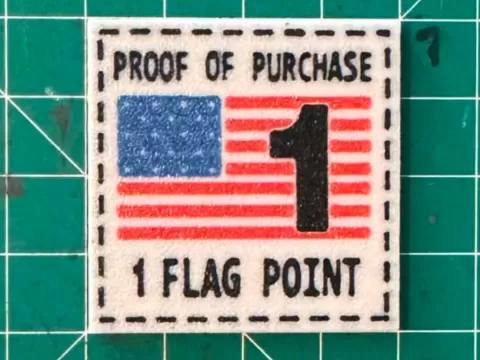 G.I. Joe Flag Point Magnet