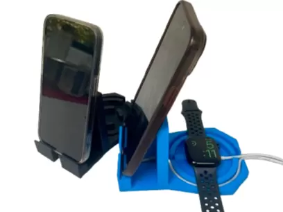 Phone and Apple Watch Charging Station