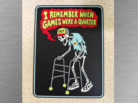 Arcade Art-Parody -When games were a Quarter