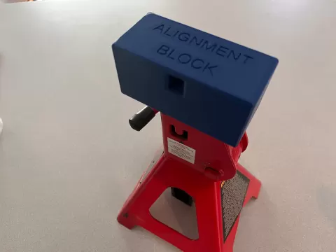 Big Red Jack Stand Alignment Block