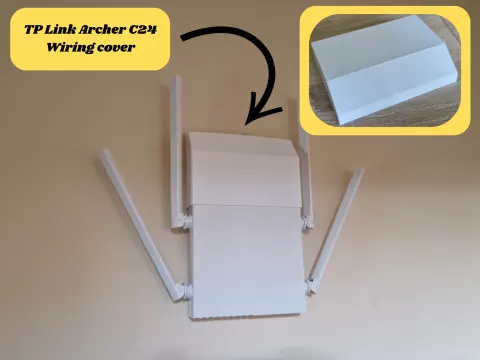 TP-Link Archer C24 wiring cover
