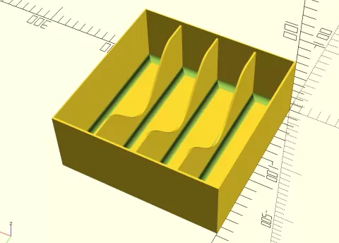 Parametric drawer organizer