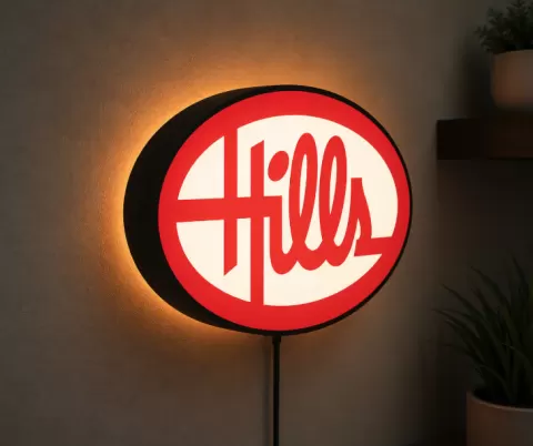 Hills Department Store LED Lightbox | Multicolor 3D Printable 3MF