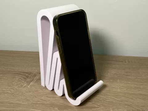 Phone stand or tablet stand - wave style