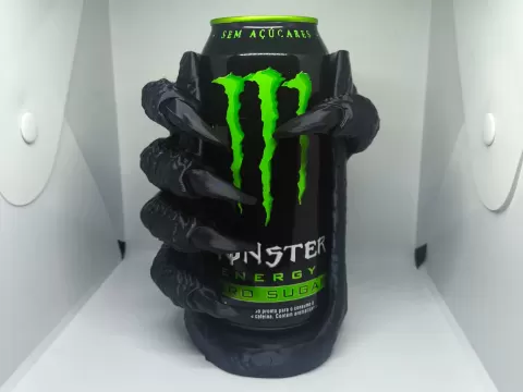 PORTA LATA MONSTER GARRA 3D