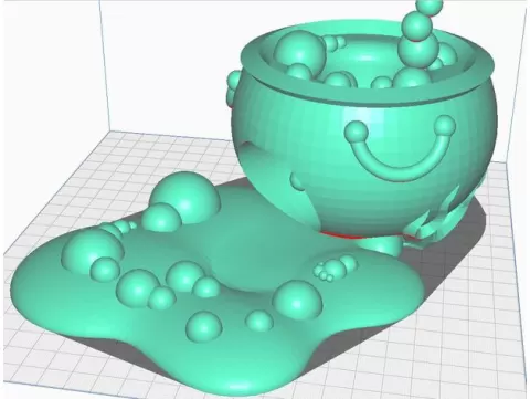 Resized Cauldron Dice Tower
