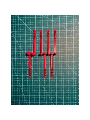 Gun safety flag 22 lr, 9 mm