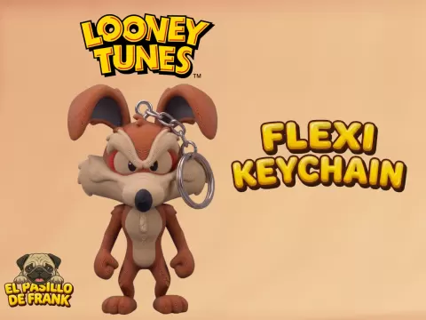 Wile E. Coyote Flexi-Keychain
