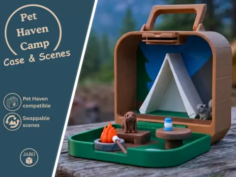 Pet Haven Small World Playset: Camp Edition