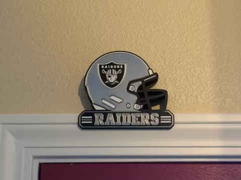 Las Vegas Raiders Door Topper