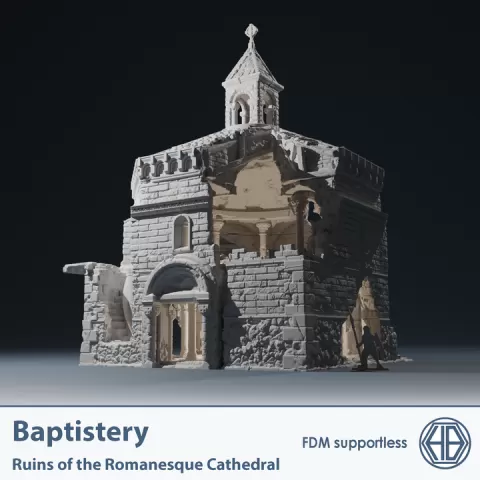 Temple ruins baptistery by HexBrick