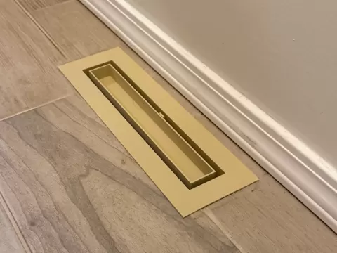 Flush Mount Floor Air Vent with