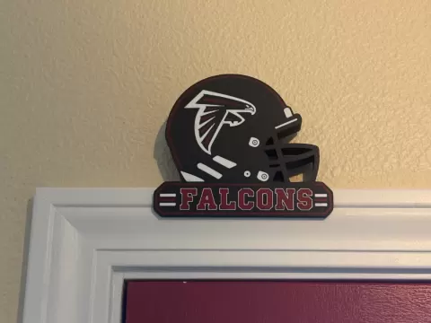 Atlanda Falcons Door Topper