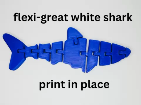 Articulated Great White Shark (free to sell)