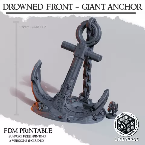 Drowned Front - Giant Anchor by Diceverse
