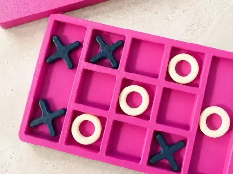 Travel Tic Tac Toe X's and O's Game