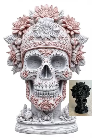 Skull Calaveras (Dia De Los Muertos) #2