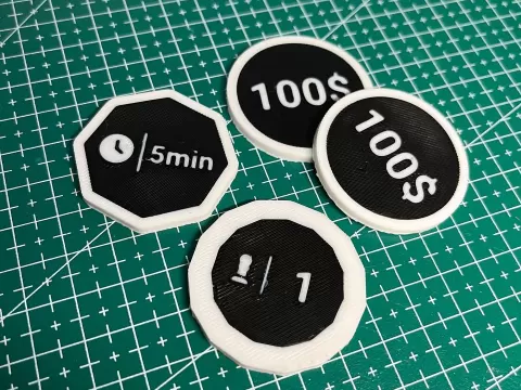 Customizable Token & Coin Generator