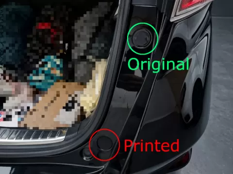 Honda Civic 8 (mk viii) - Trunk panels bolt covers