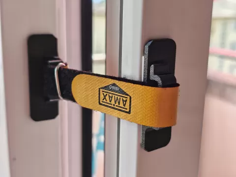 Window Buckle for Hook and Loop Strap