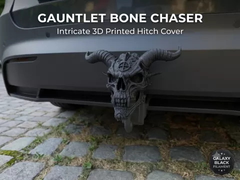 Aggressive Skull Hitch Receiver Guard