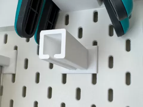 Wolfcraft square holder for Ikea Skådis