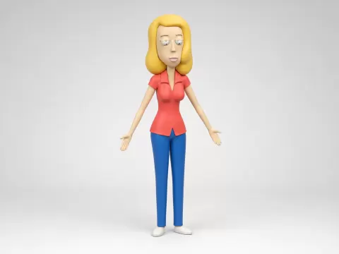 Beth Smith:Cosmic Surgeon "Rick and Morty" Art Toy