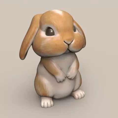 Cute Floppy eared Rabbit