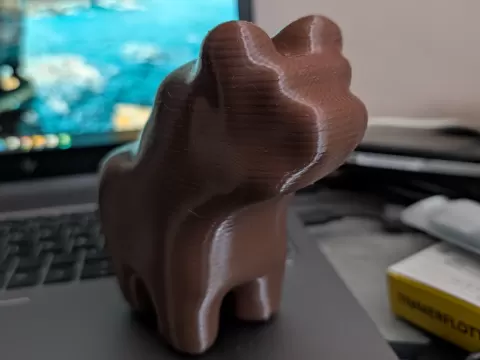 The world largest wooden bear (1:100)