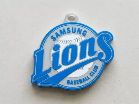 Samsung Lions Baseball Logo Clicker Fidget Toy
